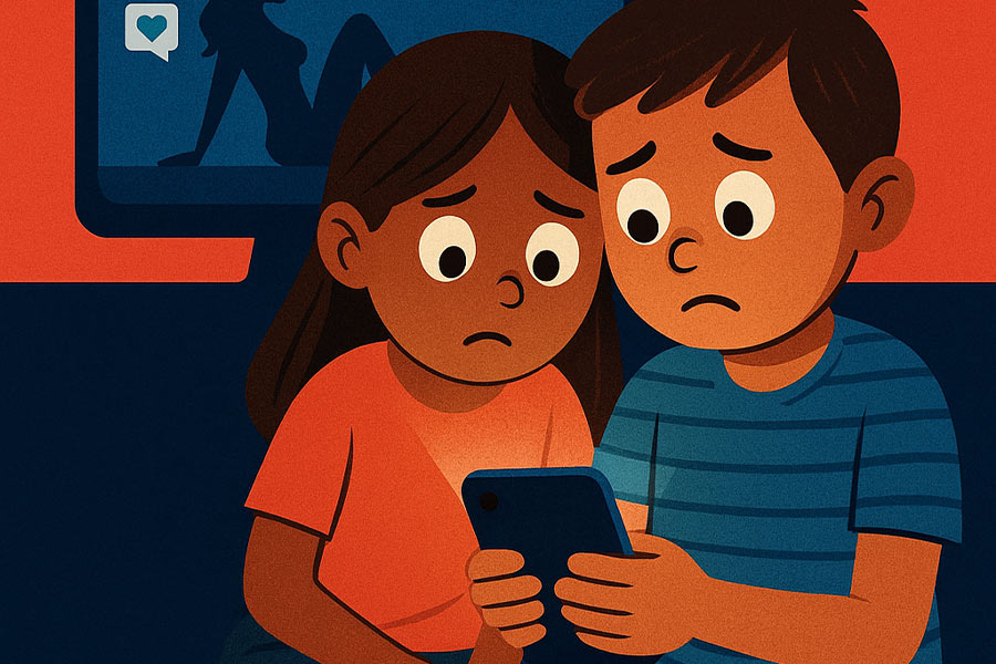 Unsafe Scroll: The Growing Threat of Sexual Material Online