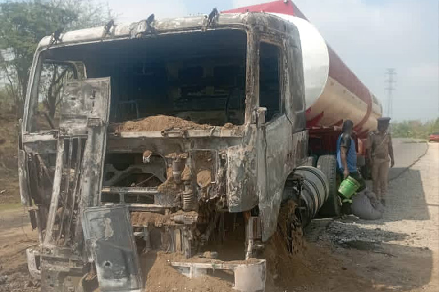 Fuel Tanker Caught Fire in Neno