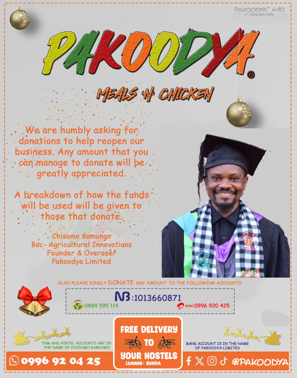 [ADVERTISEMENT] Pakoodya Meals and Chicken 